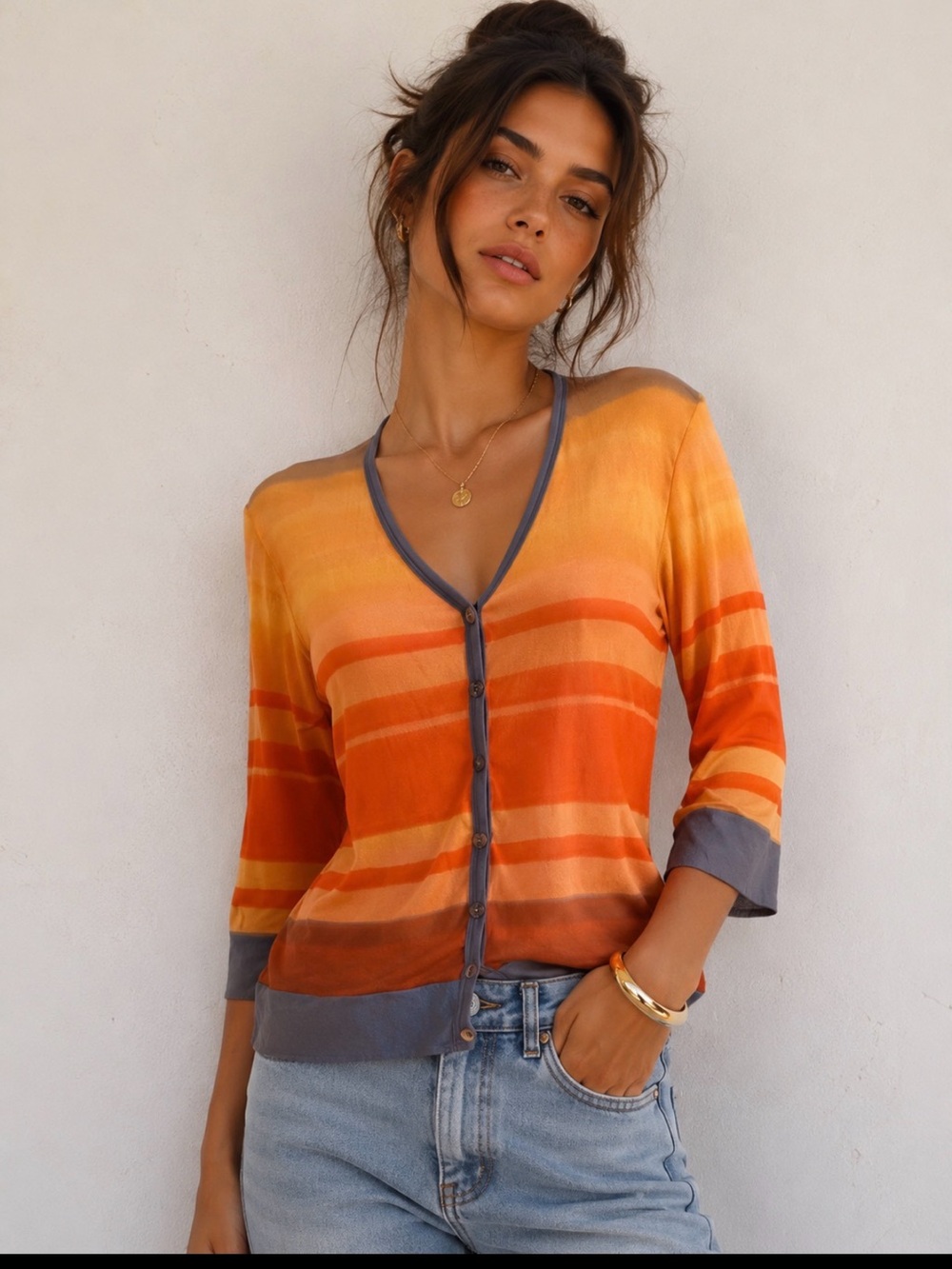 Petit Pois by Viviana G Y2K Sheer Cardigan